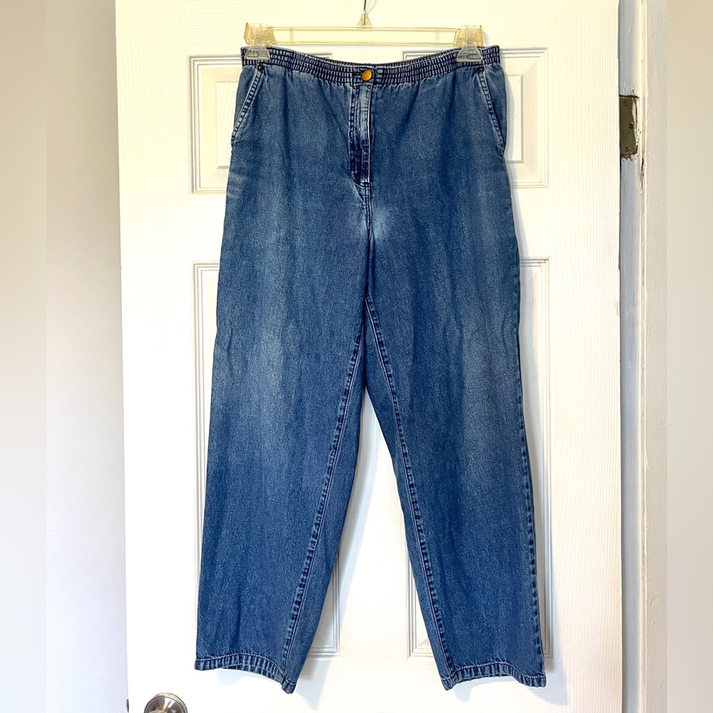 Vintage Blair Elastic Waist Blue Jeans